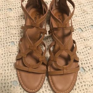Born Concept Brown Strappy Sandals